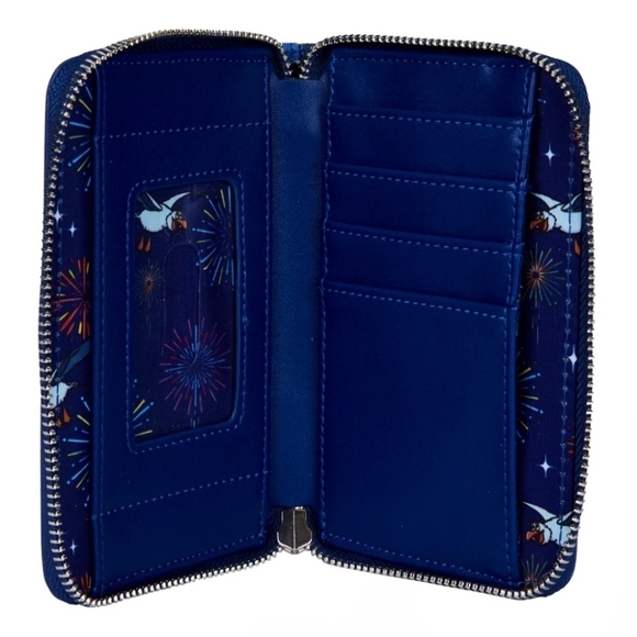 Loungefly Disney The Little Mermaid Ariel Fireworks Glow In The Dark Wallet - Picture 3 of 11